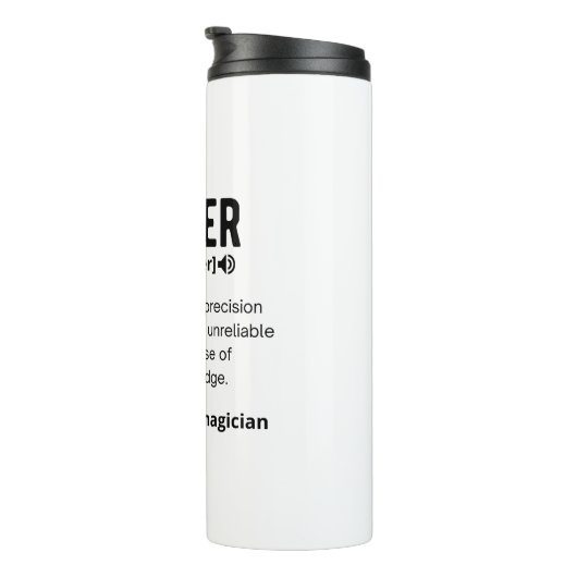 Engineer Definition Engineering Gift Thermosbeker (Geroteerd rechts)