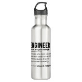 Engineer Definition Engineering Gift Waterfles (Voorkant)
