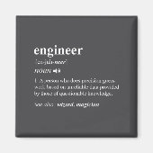 Engineer Definition Funny Engineering Mechanical C Magneet (Voorkant)
