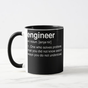 Engineer Definition Funny Engineering STEM voor Mok