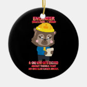 Engineer Definition Funny Sarcasm Keramisch Ornament (Voorkant)