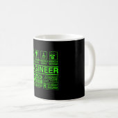 Engineer Definition Gift, IT Compuper multi-vaardi Koffiemok (Voorkant rechts)