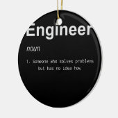 Engineer Definition voor Global Engineering Day Keramisch Ornament (Links)