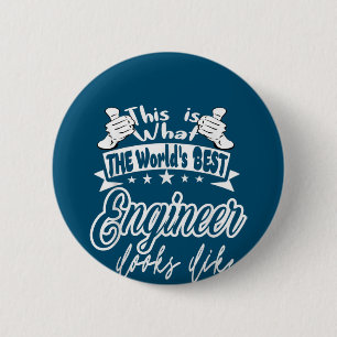 Engineer dit is werelds beste ingenieur lijkt op ronde button 5,7 cm