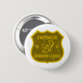 Engineer Drink Liga Ronde Button 5,7 Cm (Voorkant /achterkant)