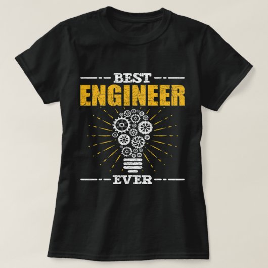 Engineer Electrical Engineering Best Engineer T-shirt (Design voorkant)