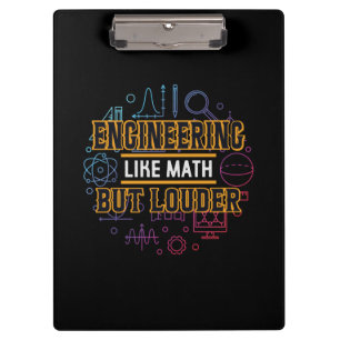 Engineer Engineering als Wiskunde Klembord