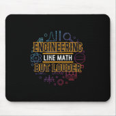 Engineer Engineering als Wiskunde Muismat (Voorkant)