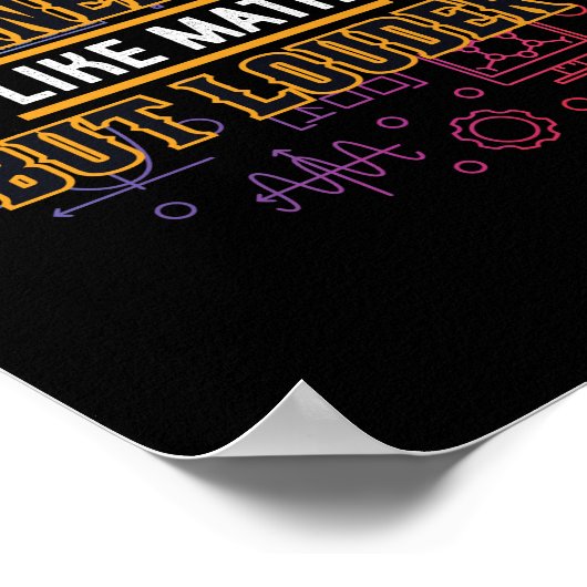 Engineer Engineering als Wiskunde Poster (Hoek)