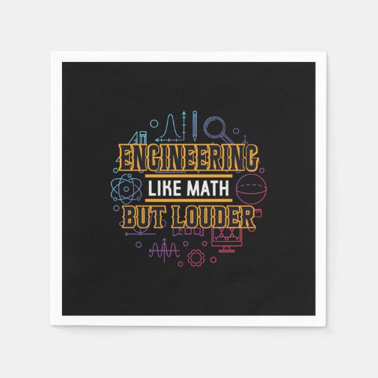Engineer Engineering als Wiskunde Servet (Voorkant)