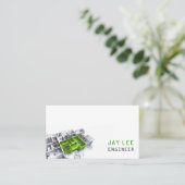 Engineer, Engineering, Architect, Builder Visitekaartje (Staand voorkant)