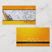 Engineer, Engineering Architect Visitekaartje (Voorkant / Achterkant)