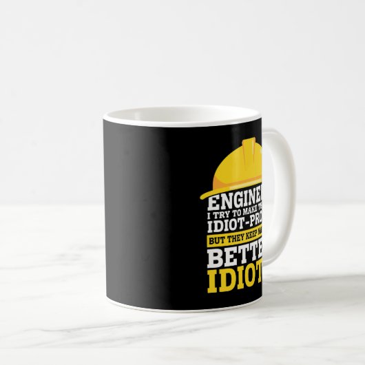 Engineer Engineering Crew Specialist Funny Sayings Koffiemok (Voorkant rechts)