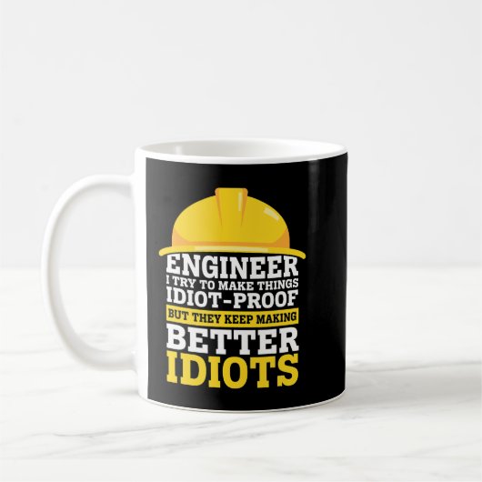 Engineer Engineering Crew Specialist Funny Sayings Koffiemok (Links)
