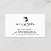 Engineer Engineering Hardware Visitekaartje (Achterkant)