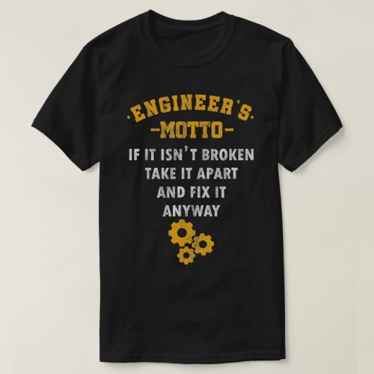 Engineer Engineering Mechanical Profession Electri T-shirt (Design voorkant)