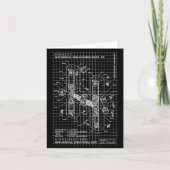 Engineer Engineering Monogram Initial Catal Letter Kaart (Voorkant)