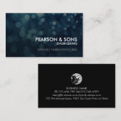 Engineer Engineering Technical Abstract Lights Visitekaartje (Voorkant / Achterkant)