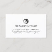 Engineer Engineering Technical Visitekaartje (Achterkant)