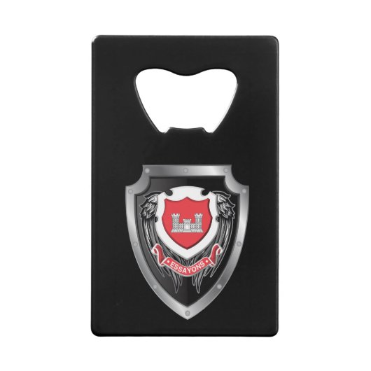 Engineer Essayons Creditkaart Flessenopener (Voorkant)