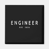 Engineer Est. 2026 Engineering Graduation  Magneet (Voorkant)