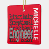 Engineer Extraordinaire CUSTOM Keramisch Ornament (Links)