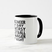 Engineer Fantasy Football Manager Mok (Voorkant rechts)