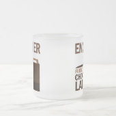 Engineer (Funny) Chocolate Matglas Koffiemok (Center)