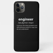 Engineer Funny Dictionary Definition Case-Mate iPhone Case (Achterkant)