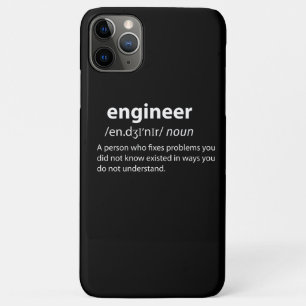 Engineer Funny Dictionary Definition Case-Mate iPhone Case