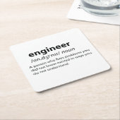 Engineer Funny Dictionary Definition Kartonnen Onderzetters (Schuin)