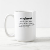 Engineer Funny Dictionary Definition Koffiemok (Links)