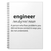 Engineer Funny Dictionary Definition Notitieboek (Voorkant)