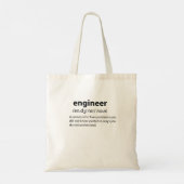 Engineer Funny Dictionary Definition Tote Bag (Achterkant)