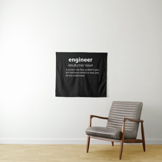 Engineer Funny Dictionary Definition Wandkleed (In Situ (horizontaal))