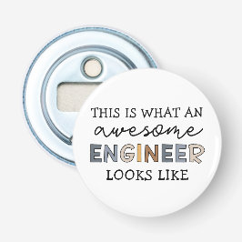 Engineer Funny Geweldige Engineer | Techniek Button Flesopener