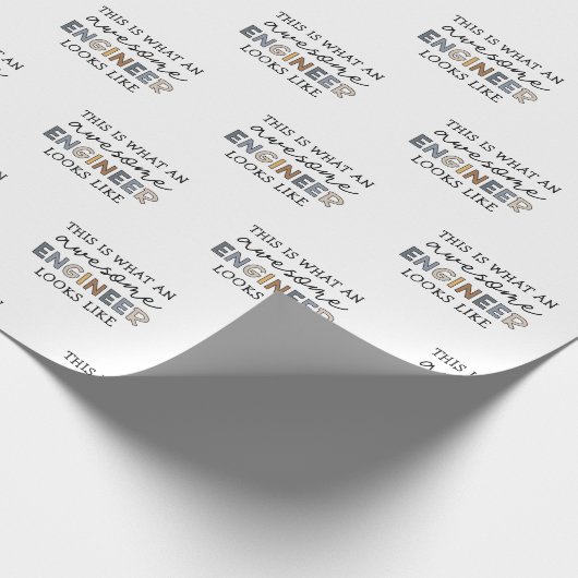 Engineer Funny Geweldige Engineer | Techniek Cadeaupapier (Hoek)