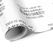 Engineer Funny Geweldige Engineer | Techniek Cadeaupapier (Rol Hoek)