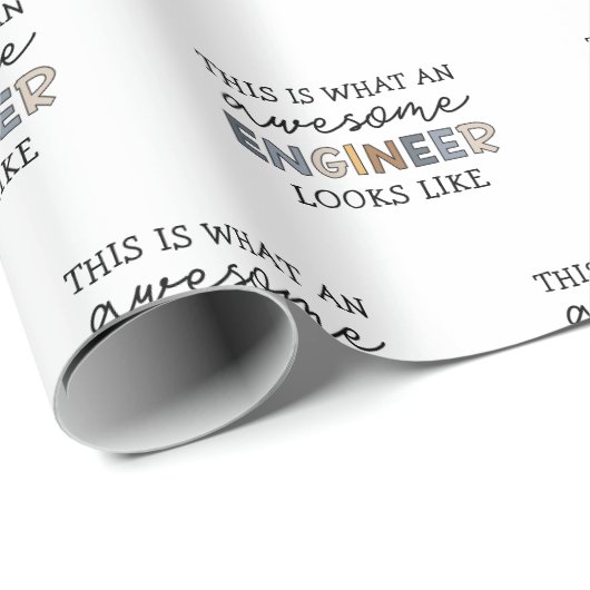 Engineer Funny Geweldige Engineer | Techniek Cadeaupapier (Rol Hoek)