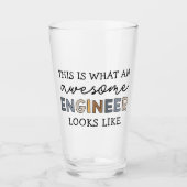Engineer Funny Geweldige Engineer | Techniek Glas (Voorkant)