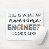 Engineer Funny Geweldige Engineer | Techniek Muismat (Met muis)