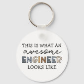 Engineer Funny Geweldige Engineer | Techniek Sleutelhanger (Voorkant)