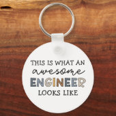 Engineer Funny Geweldige Engineer | Techniek Sleutelhanger (Voorkant)