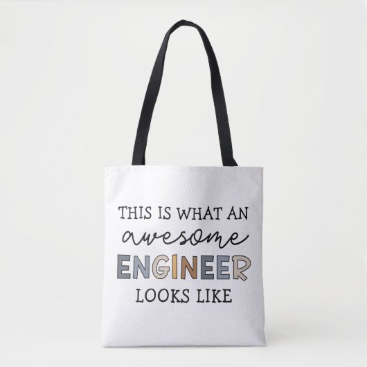 Engineer Funny Geweldige Engineer | Techniek Tote Bag (Voorkant)
