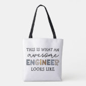 Engineer Funny Geweldige Engineer | Techniek Tote Bag (Achterkant)
