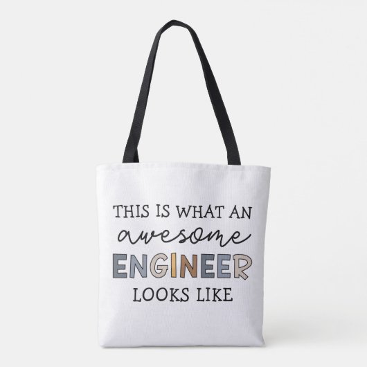 Engineer Funny Geweldige Engineer | Techniek Tote Bag (Achterkant)