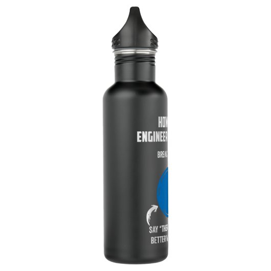 Engineer Funny Gift for Electrical,Mechanical,Civi Waterfles (Links)