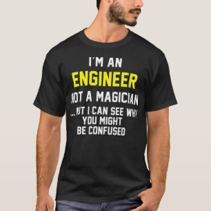 Engineer Funny Gift geen tovenaar Premium _2 T-shirt