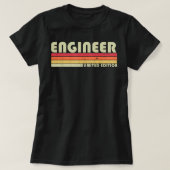 Engineer Funny Mechanical Civil Engineering Wizard T-shirt (Design voorkant)