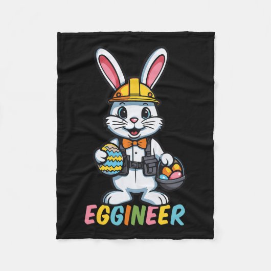 Engineer Funny Paasdag Mannen Vrouwen Pasen Fleece Deken (Voorkant)